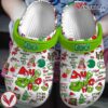 The Grinch Movie Crocs Crocband Clogs Shoes Comfortable For Men Women and Kids Style 21 - Vesles2014S