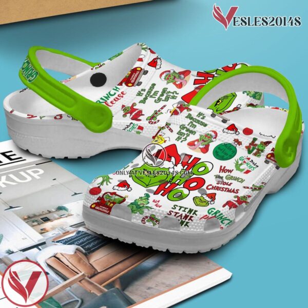 The Grinch Movie Crocs Crocband Clogs Shoes Comfortable For Men Women and Kids Style 21 - Vesles2014S 2