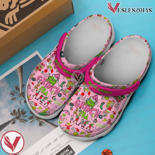 The Grinch Movie Crocs Crocband Clogs Shoes Comfortable For Men Women and Kids Style 3 - Vesles2014S 3