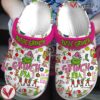 The Grinch Movie Crocs Crocband Clogs Shoes Comfortable For Men Women and Kids Style 4 - Vesles2014S