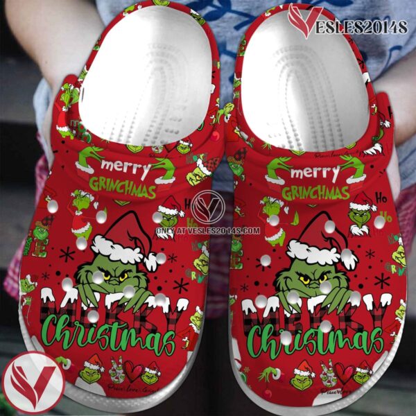 The Grinch Movie Crocs Crocband Clogs Shoes Comfortable For Men Women and Kids Style 6 - Vesles2014S