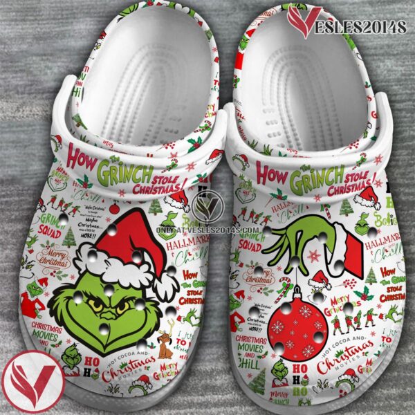 The Grinch Movie Crocs Crocband Clogs Shoes Comfortable For Men Women and Kids Style 7 - Vesles2014S 2