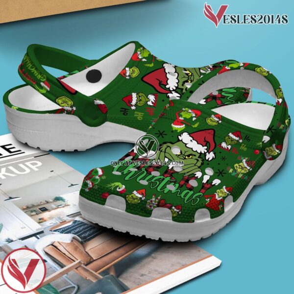 The Grinch Movie Crocs Crocband Clogs Shoes Comfortable For Men Women and Kids Style 8 - Vesles2014S 2
