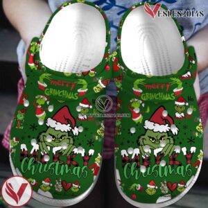 The Grinch Movie Crocs Crocband Clogs Shoes Comfortable For Men Women and Kids Style 8 - Vesles2014S