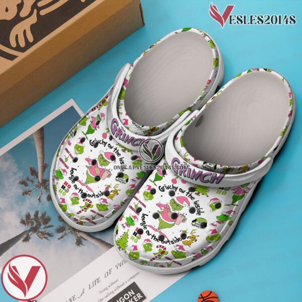 The Grinch Movie Crocs Crocband Clogs Shoes Comfortable For Men Women and Kids Style 9 - Vesles2014S 2