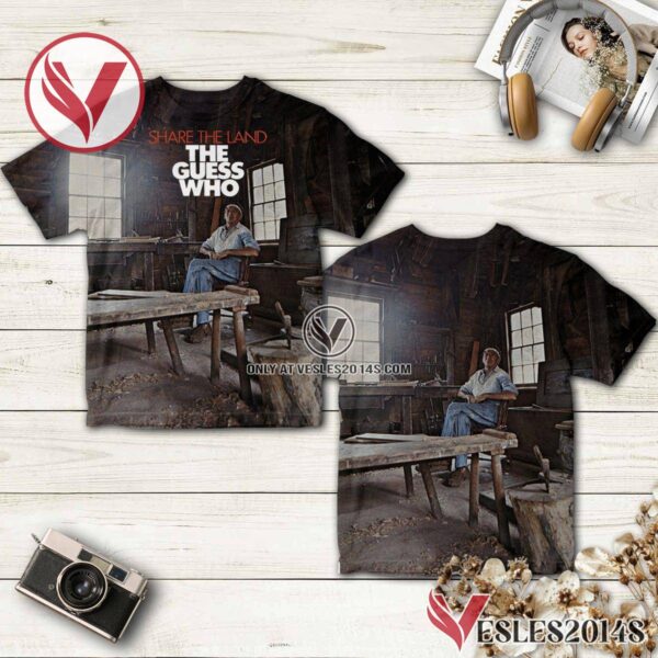 The Guess Who Share The Land Album Cover Shirt, Unique Gifts For Music Lovers - Vesles2014S