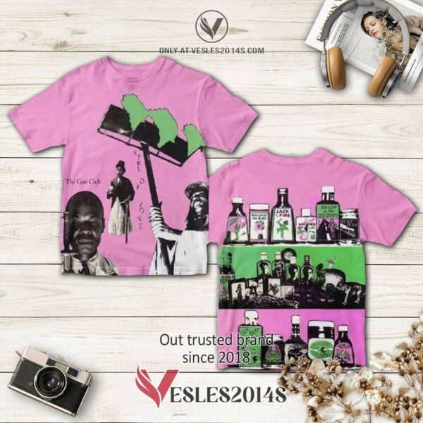 The Gun Club Band Fire Of Love Album 3D T-Shirt, Perfect Gifts For Music Lovers - Vesles2014S