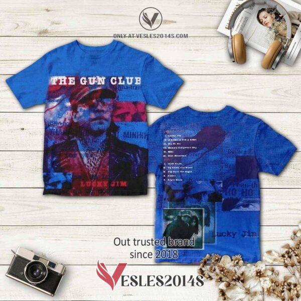 The Gun Club Lucky Jim Album 3D T-Shirt, Perfect Gifts For Music Lovers - Vesles2014S