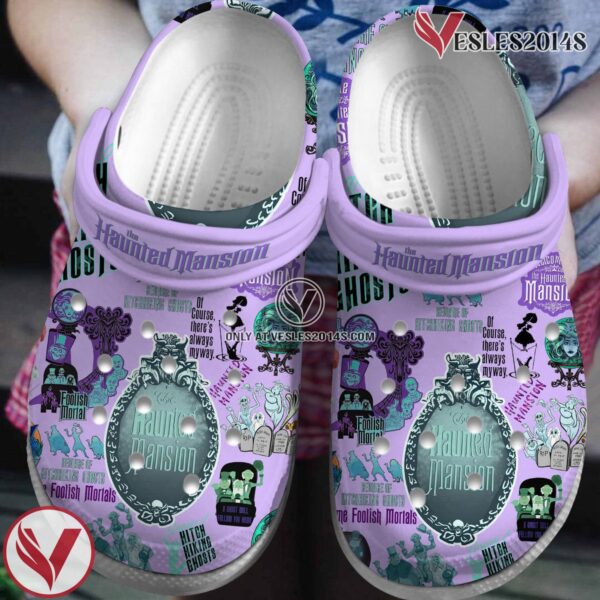 The Haunted Mansion Movie Crocs Crocband Clogs Shoes Comfortable For Men Women and Kids Style 2 - Vesles2014S