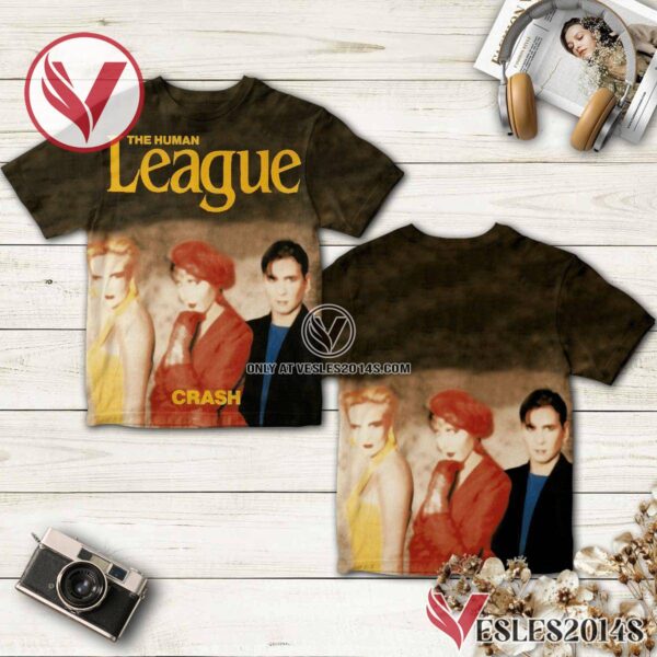 The Human League Crash Album Cover Shirt, Unique Gifts For Music Lovers - Vesles2014S
