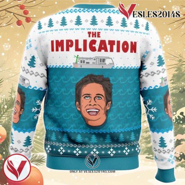The Implication Always Sunny in Philadelphia Ugly Christmas Sweater, Unique Christmas Gift For Fans - Vesles2014S 1