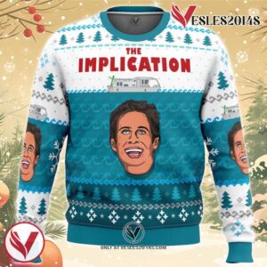 The Implication Always Sunny in Philadelphia Ugly Christmas Sweater, Unique Christmas Gift For Fans - Vesles2014S