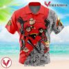 The Incredibles Hawaiian Button Up Shirt, Perfect Gifts For Anime Lovers - Vesles2014S