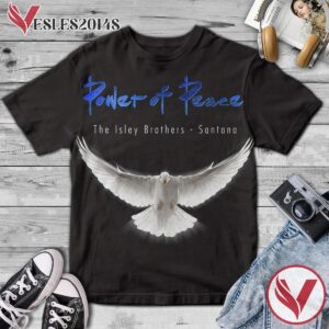 The Isley Brothers And Santana Power Of Peace Album Cover Shirt, Perfect Gifts For Music Lovers - Vesles2014S