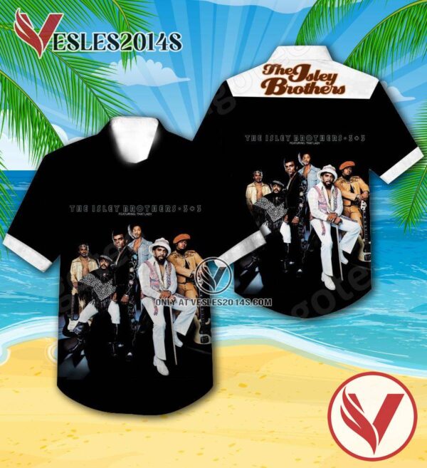 The Isley Brothers Featuring That Lady 3 + 3 Album Cover Hawaiian Shirt, Unique Gifts For Music Lovers - Vesles2014S