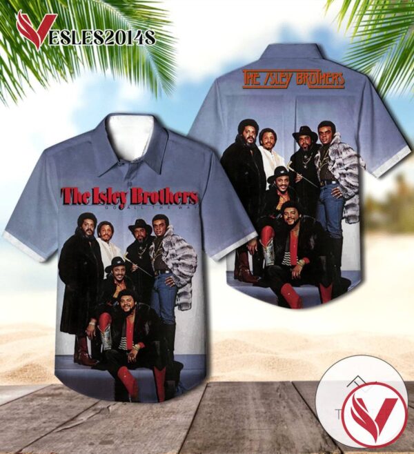 The Isley Brothers Go All The Way Album Cover Hawaiian Shirt, Best Gift For Music Lovers Vesles2014S