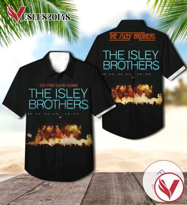 The Isley Brothers Go For Your Guns Album Cover Hawaiian Shirt, Best Gift For Music Lovers Vesles2014S
