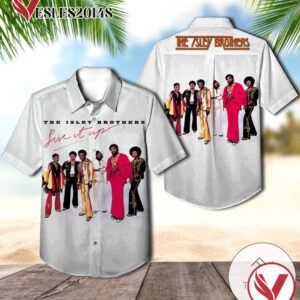 The Isley Brothers Live It Up Album Cover Hawaiian Shirt, Best Gift For Music Lovers Vesles2014S