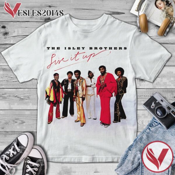 The Isley Brothers Live It Up Album Cover Shirt, Perfect Gifts For Music Lovers - Vesles2014S