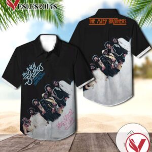 The Isley Brothers The Heat Is On Album Cover Hawaiian Shirt, Best Gift For Music Lovers Vesles2014S