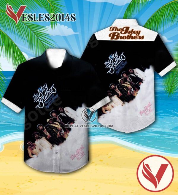 The Isley Brothers The Heat Is On Album Cover Hawaiian Shirt, Unique Gifts For Music Lovers - Vesles2014S