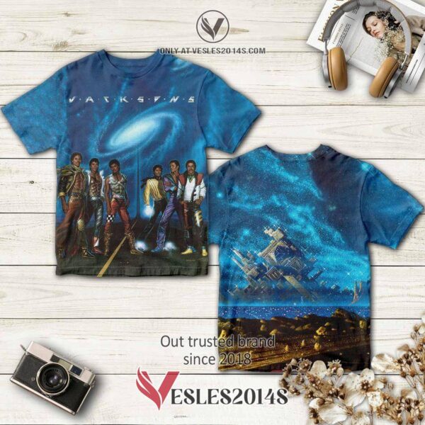 The Jackson 5 Band Victory Album 3D T-Shirt, Perfect Gifts For Music Lovers - Vesles2014S