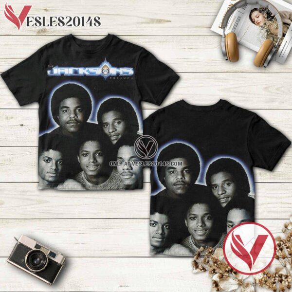 The Jacksons Triumph Album Cover Shirt, Unique Gifts For Music Lovers - Vesles2014S