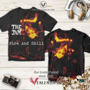 the Jam Fire and Skill Album 3D Shirt, Unique Gifts For Music Lovers - Vesles2014S