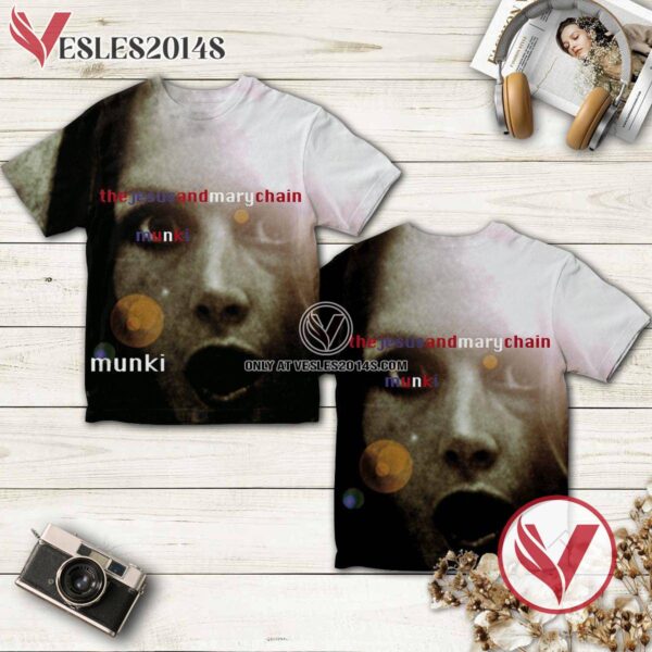 The Jesus And Mary Chain Munki Album Cover Shirt, Unique Gifts For Music Lovers - Vesles2014S