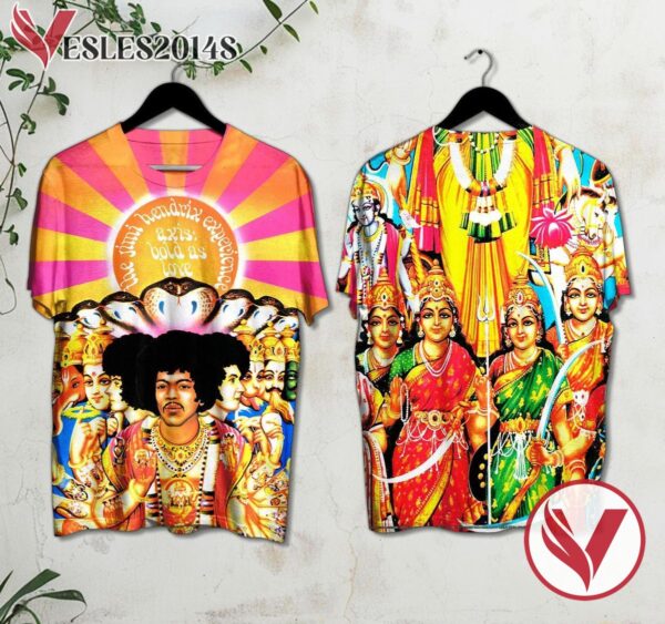 The Jimi Hendrix Experience Axis Bold As Love Album Cover Shirt, Perfect Gifts For Music Lovers - Vesles2014S