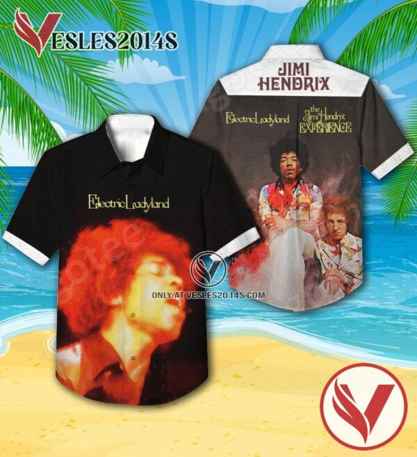 The Jimi Hendrix Experience Electric Ladyland Album Cover Hawaiian Shirt, Unique Gifts For Music Lovers - Vesles2014S