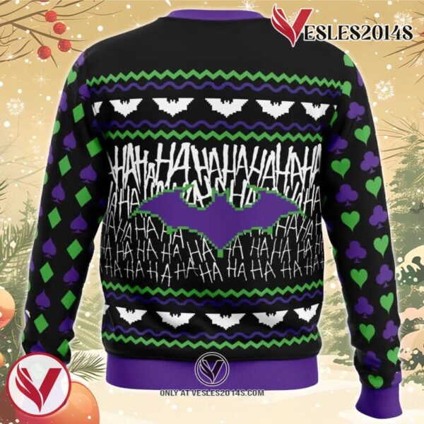 The Joker Ugly Christmas Sweater, Unique Christmas Gift For Fans - Vesles2014S 3