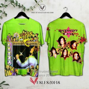 The Kinks Everybodys in Show-Biz Album 3D Shirt, Unique Gifts For Music Lovers - Vesles2014S