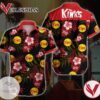The Kinks Hawaii Tropical Hawaiian Graphic Print Short Sleeve Hawaiian Casual Shirt Vesles2014S