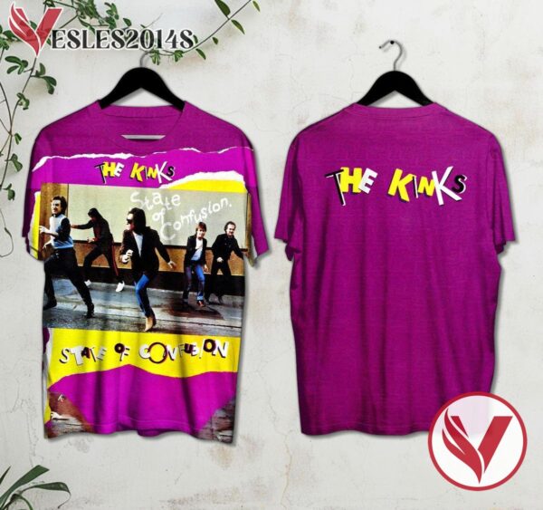 The Kinks State Of Confusion Album Cover Shirt, Perfect Gifts For Music Lovers - Vesles2014S