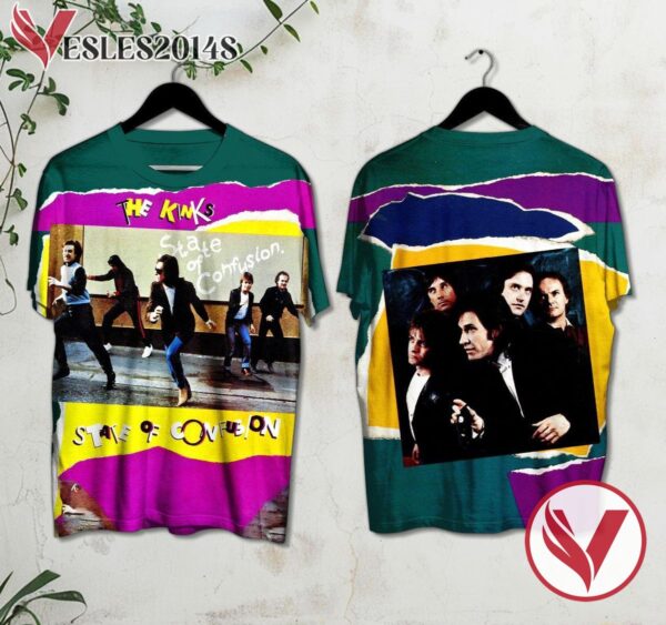 The Kinks State Of Confusion Album Cover Shirt, Perfect Gifts For Music Lovers - Vesles2014S