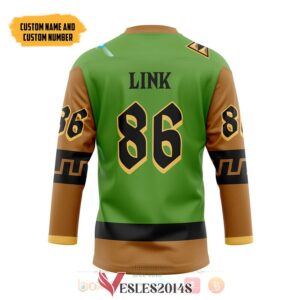The LOZ Link Custom Hockey Jersey, Trending Gifts For Fans - Vesles2014s 1