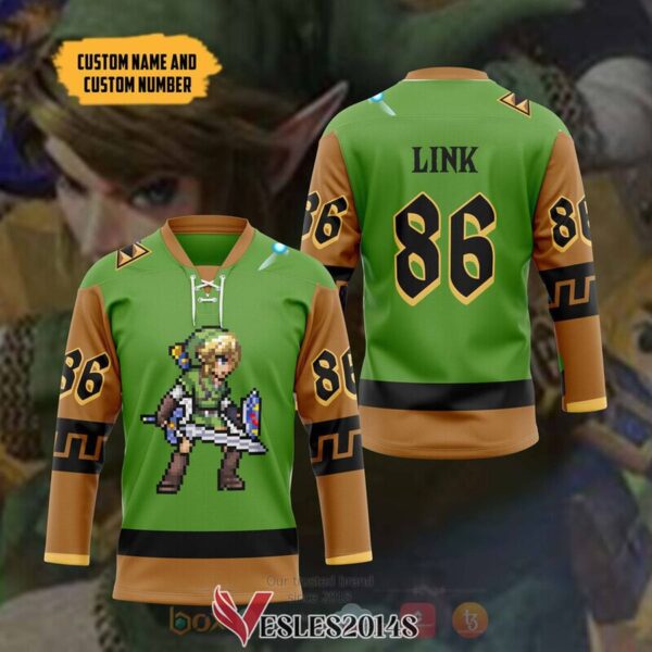The LOZ Link Custom Hockey Jersey, Trending Gifts For Fans - Vesles2014s 2