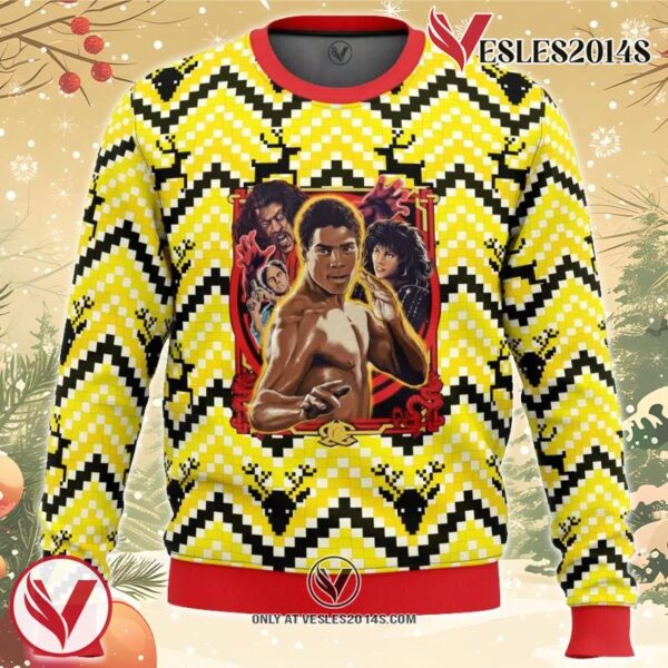 The Last Dragon Ugly Christmas Sweater, Unique Christmas Gift For Fans - Vesles2014S