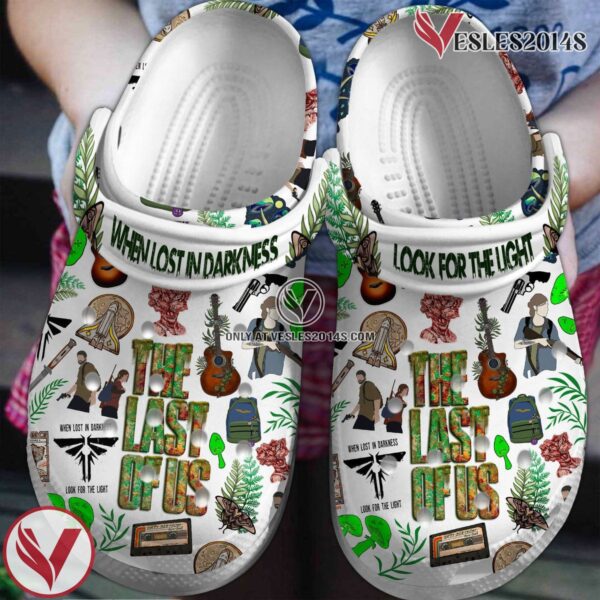 The Last Of Us When Lost In Darkness Look For The Light Game Crocs Crocband Clogs Shoes Comfortable For Men Women and Kids, Unique Gift From  Vesles2014S