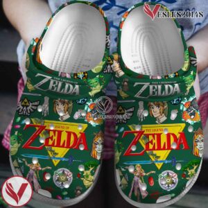 The Legend Of Zelda Game Crocs Crocband Clogs Shoes Comfortable For Men Women and Kids Style 2, Unique Gift From  Vesles2014S