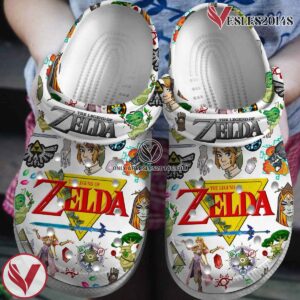 The Legend Of Zelda Game Crocs Crocband Clogs Shoes Comfortable For Men Women and Kids Style 3, Unique Gift From  Vesles2014S