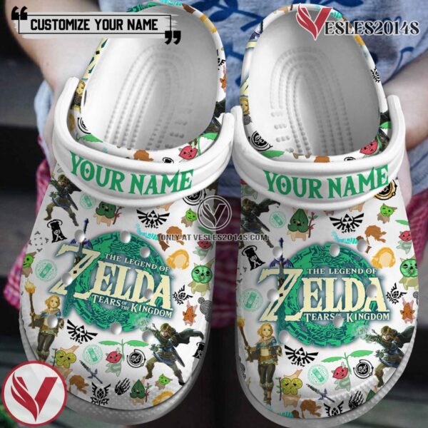 The Legend Of Zelda Game Crocs Crocband Clogs Shoes Comfortable For Men Women and Kids Style 4, Unique Gift From  Vesles2014S