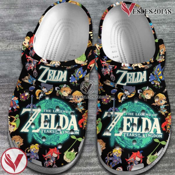 The Legend of Zelda Tears of the Kingdom Game Crocs Crocband Clogs Shoes Comfortable For Men Women and Kids Style 1, Unique Gift From  Vesles2014S 2