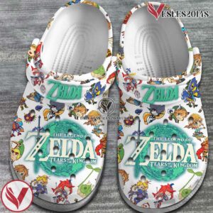 The Legend of Zelda Tears of the Kingdom Game Crocs Crocband Clogs Shoes Comfortable For Men Women and Kids Style 2, Unique Gift From  Vesles2014S 2