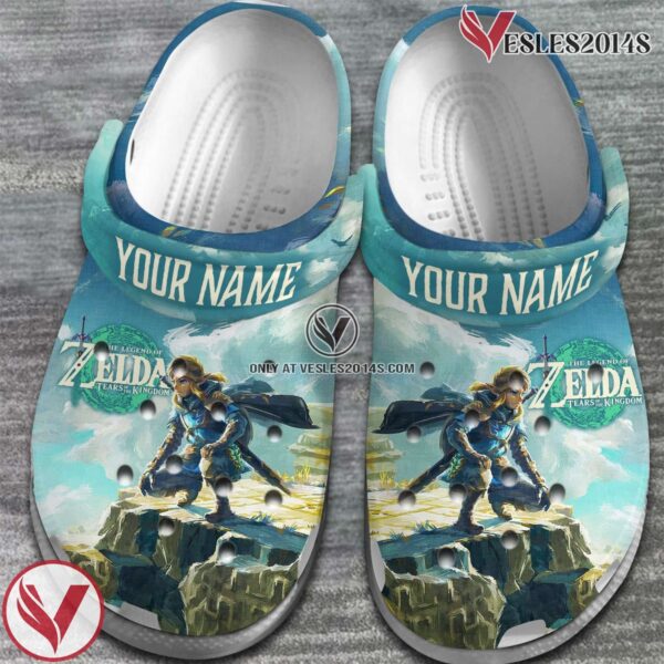 The Legend of Zelda Tears of the Kingdom Game Crocs Crocband Clogs Shoes Comfortable For Men Women and Kids Style 3, Unique Gift From  Vesles2014S 2