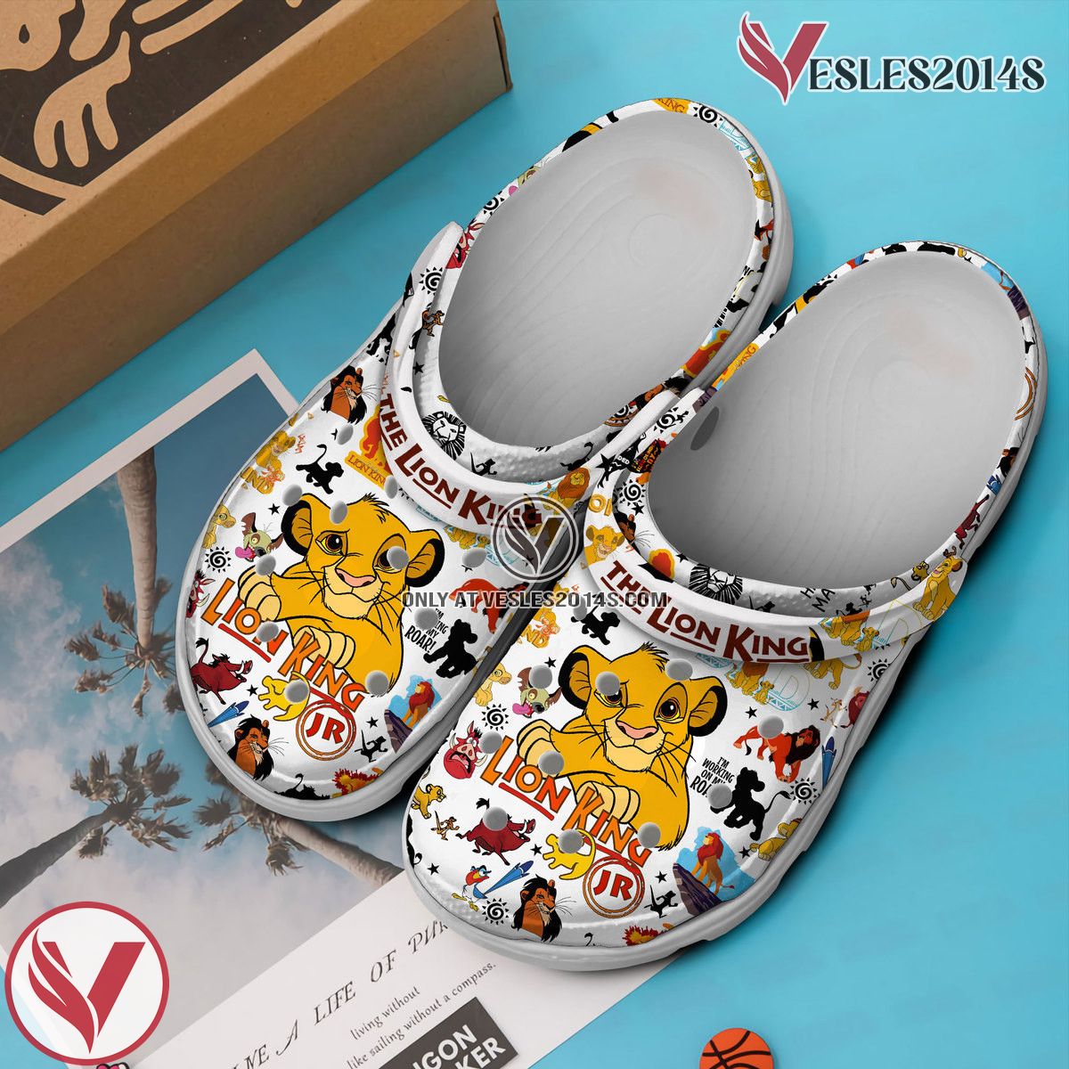 The Lion King Cartoon Movie Crocs Crocband Clogs Shoes Comfortable For Men Women and Kids Style 4 - Vesles2014S 2