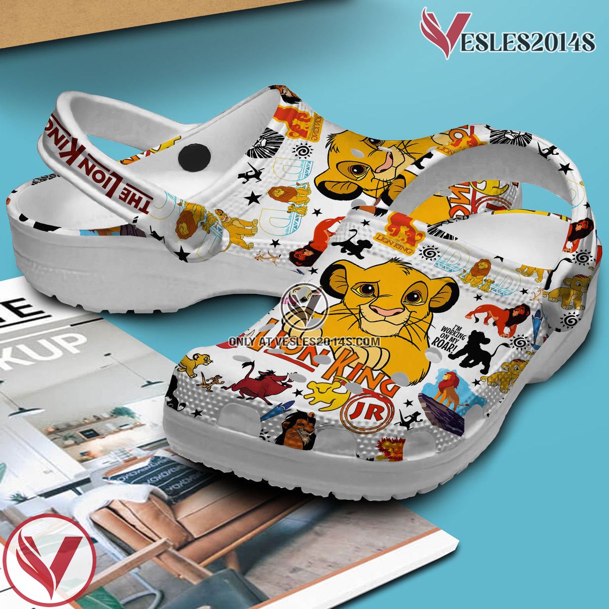 The Lion King Cartoon Movie Crocs Crocband Clogs Shoes Comfortable For Men Women and Kids Style 4 - Vesles2014S 3