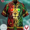 The Lion King Print Short Sleeve Hawaiian Casual Shirt Vesles2014S