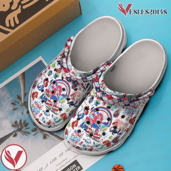 The Little Mermaid Cartoon Crocs Crocband Clogs Shoes Comfortable For Men Women and Kids, Unique Gift From  Vesles2014S 3